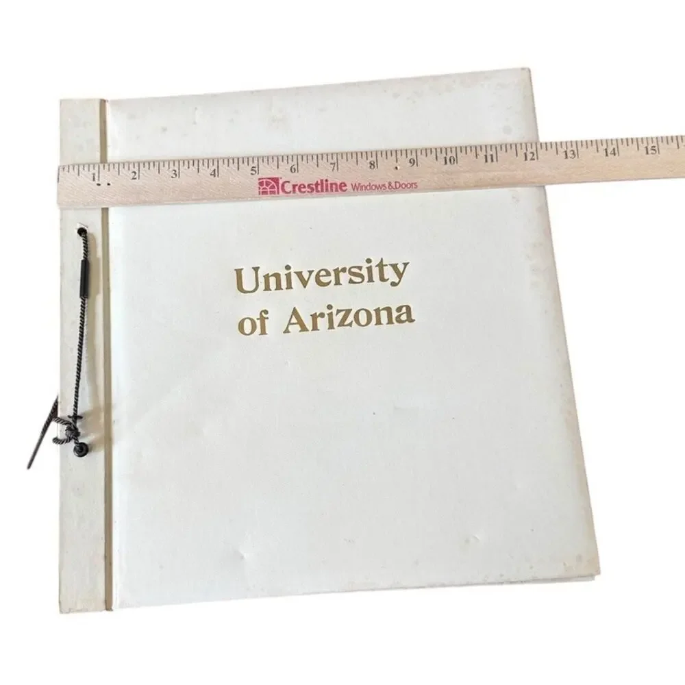 Vintage University of Arizona Photo Album String Tied Tucson‎ Wildcat Southwest